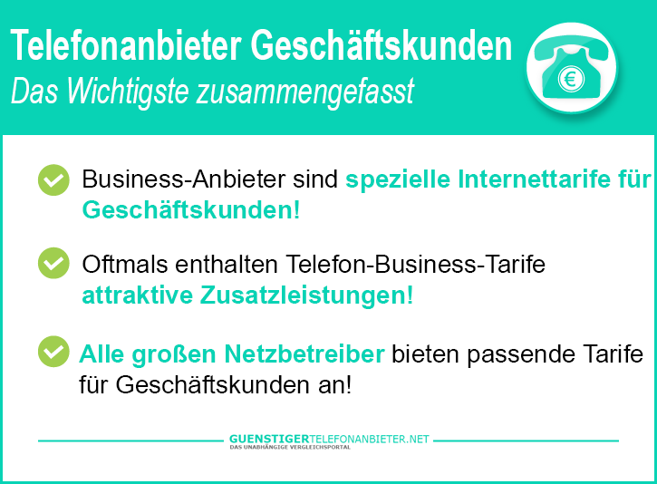 Neuer Telefonanbieter Geschäftskunden