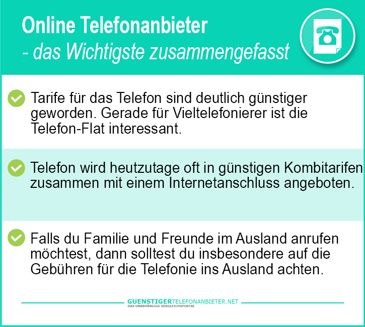 Online Telefonanbieter
