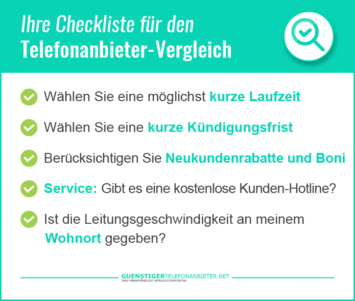 der Telefonanbieter Preisvergleich